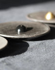 INCENSE DISH : Raw Black Stoneware