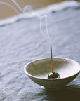 zen style Incense Chalice holder ( cloud ) for tea ceremony. UK Artisan Made