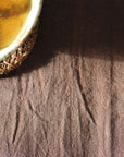 Chabu Natural Fibre Table Runner | Redish Brown Plant Dye Table Runner for Tea Ceremony ~ Red Earth