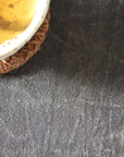 Chabu Natural Fibre Table Runner | Dark Brown Plant Dye Table Cover for Tea Ceremony ~ Ancient Mountain