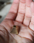 Pyramid Incense Stick Holder - Gold Solid Brass