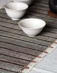 Dusk Chabu Table Runner. Hand loomed natural fibres.