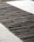 Chabu Table Runner. Hand loomed natural fibres. Reeds