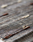 Chabu Table Runner. Hand loomed natural fibres. Reeds