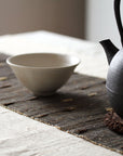 Chabu Table Runner. Hand loomed natural fibres. Reeds