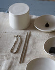 Porcelain Censer/ Tea Caddy for Incense Ceremony - Ivory