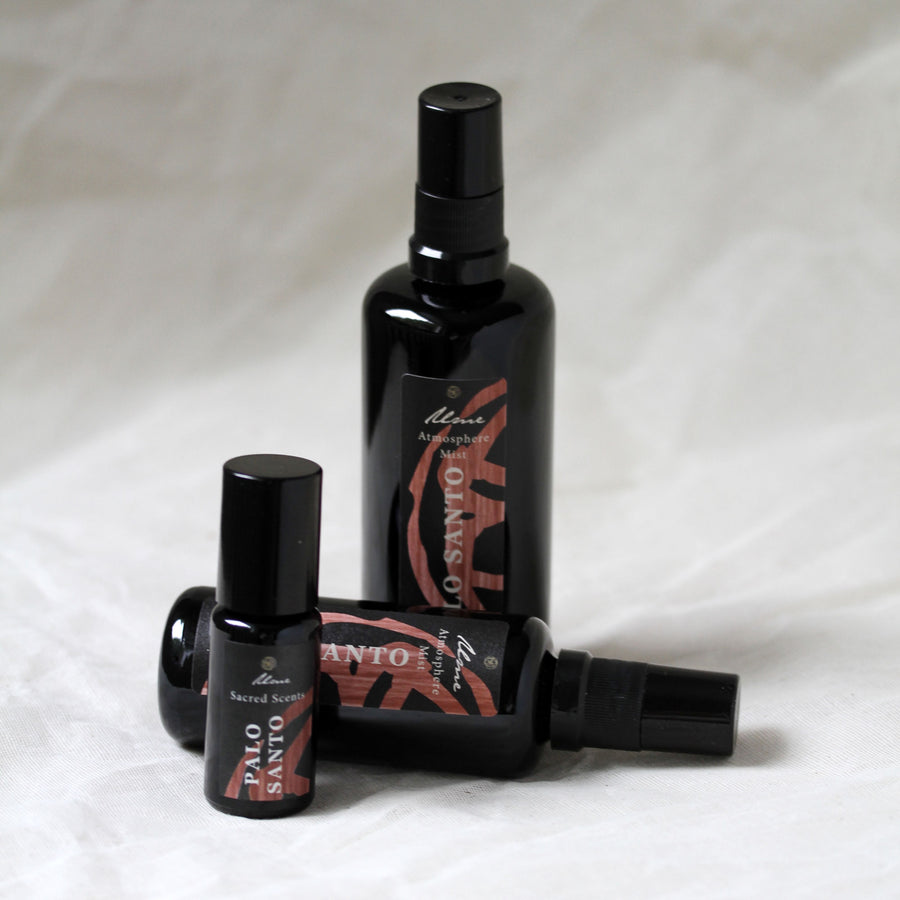 PALO SANTO (Holy Wood) Sacred Scents: Natural Atmosphere Mist & Anointing Oil
