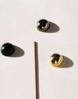 DOME Gold Brass Incense Stick Holder