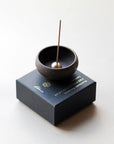 WABI SABI MUD CLAY INCENSE BOWL - Ume