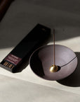 Beautiful Purple Terracotta Incense Bowl Holder. Zen. Artisan Made