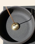 RAW Black Stoneware Incense Bowl & Dome Holder