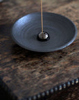SMUDGING DISH : Black Stoneware
