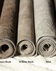Chabu Natural Fibre Table Runner | Redish Brown Plant Dye Table Runner for Tea Ceremony ~ Red Earth