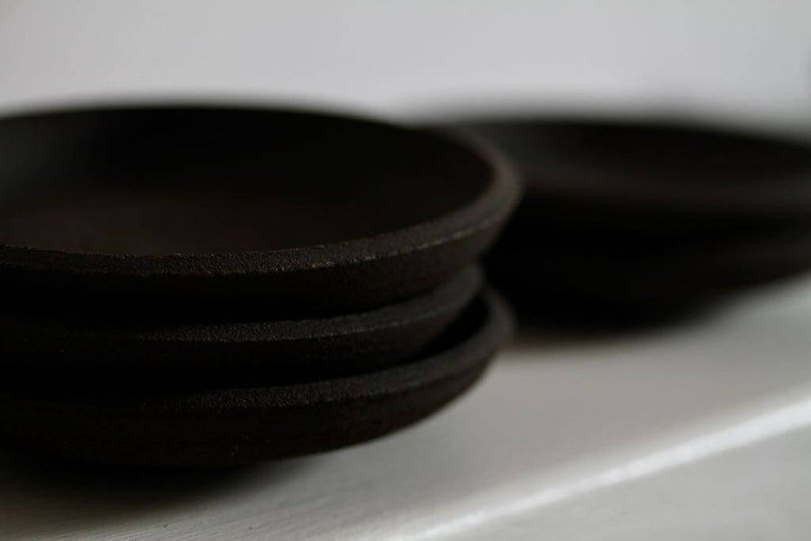 SMUDGING DISH : Black Stoneware