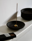 SMUDGING DISH : Black Stoneware