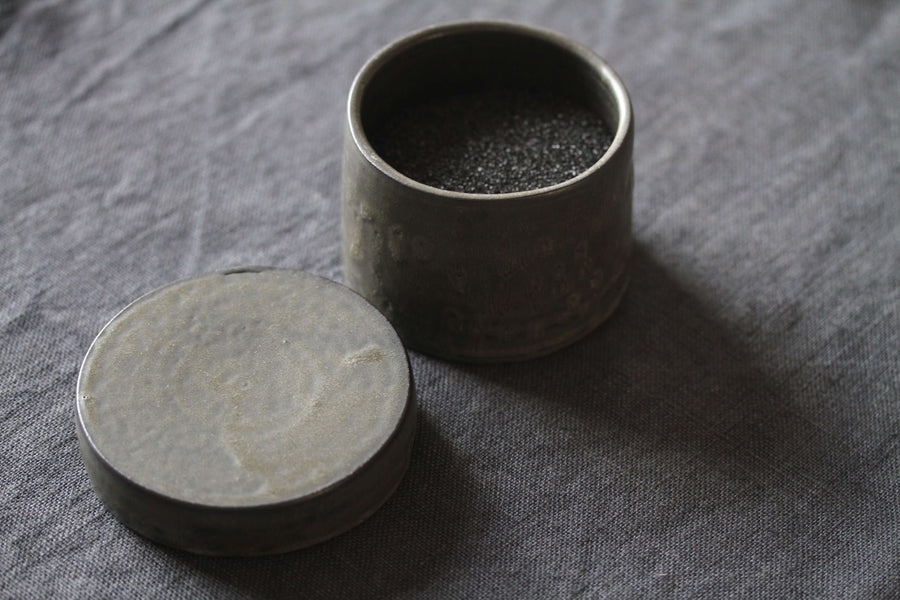 Censer for Incense Ceremony - Black Porcelain