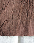 Chabu Natural Fibre Table Runner | Redish Brown Plant Dye Table Runner for Tea Ceremony ~ Red Earth
