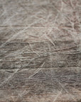 Chabu Natural Fibre Table Runner | Greyish Brown Plant Dye Table Runner for Tea Ceremony ~ Cranes Beak