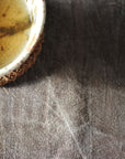 Chabu Natural Fibre Table Runner | Greyish Brown Plant Dye Table Runner for Tea Ceremony ~ Cranes Beak