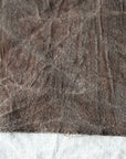 Chabu Natural Fibre Table Runner | Greyish Brown Plant Dye Table Runner for Tea Ceremony ~ Cranes Beak