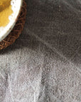 Chabu Natural Fibre Table Runner | Greyish Brown Plant Dye Table Runner for Tea Ceremony ~ WILLOW BARK