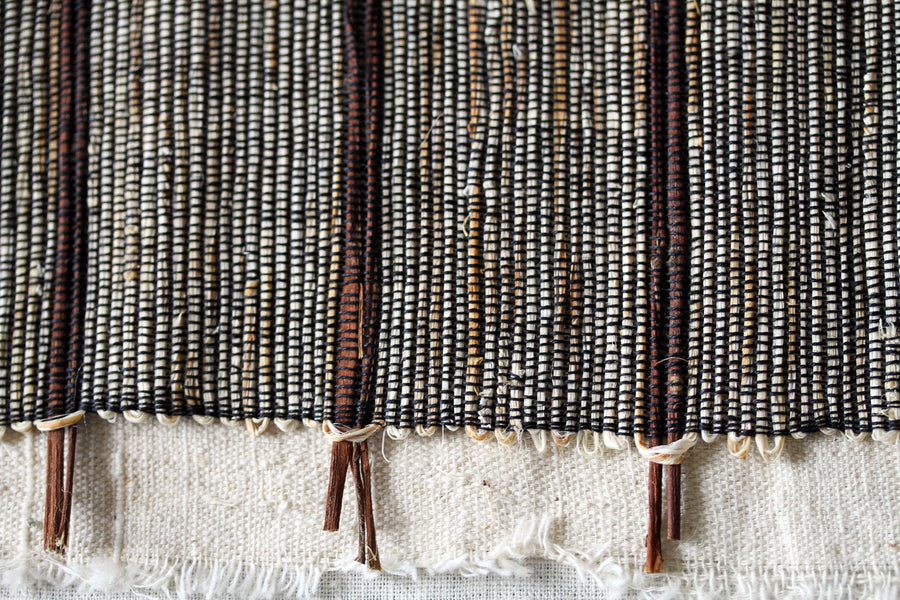 Dusk Chabu Table Runner. Hand loomed natural fibres.