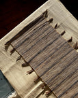 Handwoven Cotton Chabu Table Runner: Natural Fiber Tea Ceremony Cloth