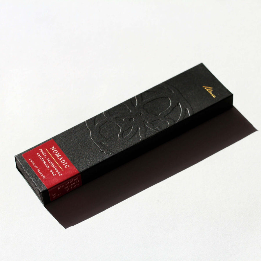 NOMADIC Incense | Oud, Roots, Sandalwood, Cardamom | Natural Incense Sticks