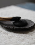 SMUDGING DISH : Volcanic Black Stoneware