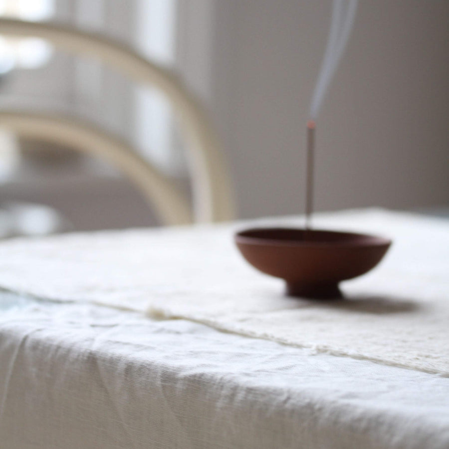 Red Earth Incense Holder Chalice – Ume