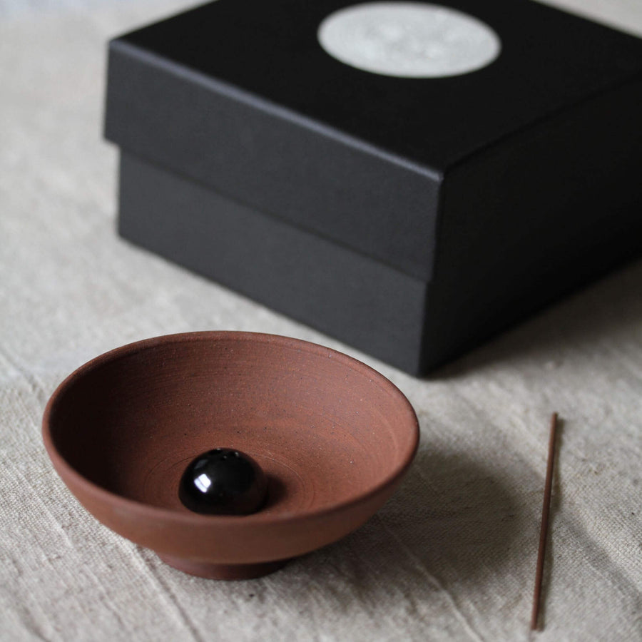 Red Earth Incense Holder Chalice – Ume