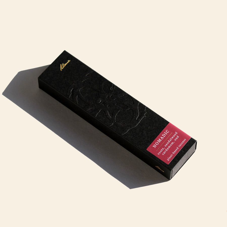 NOMADIC Incense | Oud, Roots, Sandalwood, Cardamom | Natural Incense Sticks
