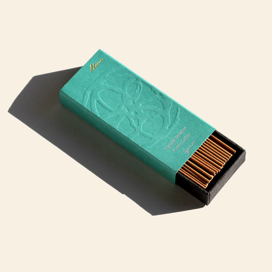 purifying natural incense sticks with pure cypress